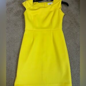 Yellow fancy dress from Calvin Klein